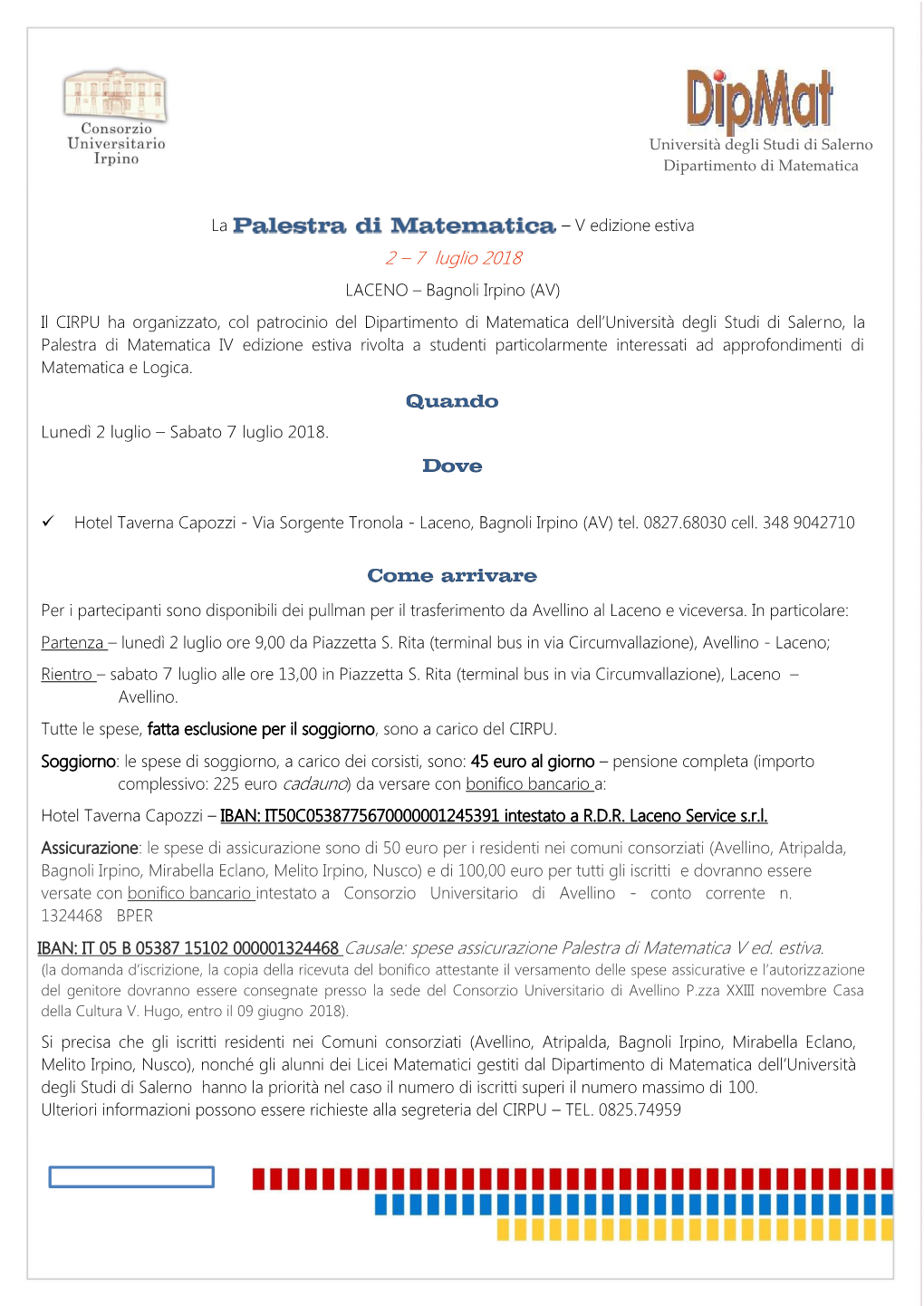 Spese Assicurazione Palestra Di Matematica V Ed