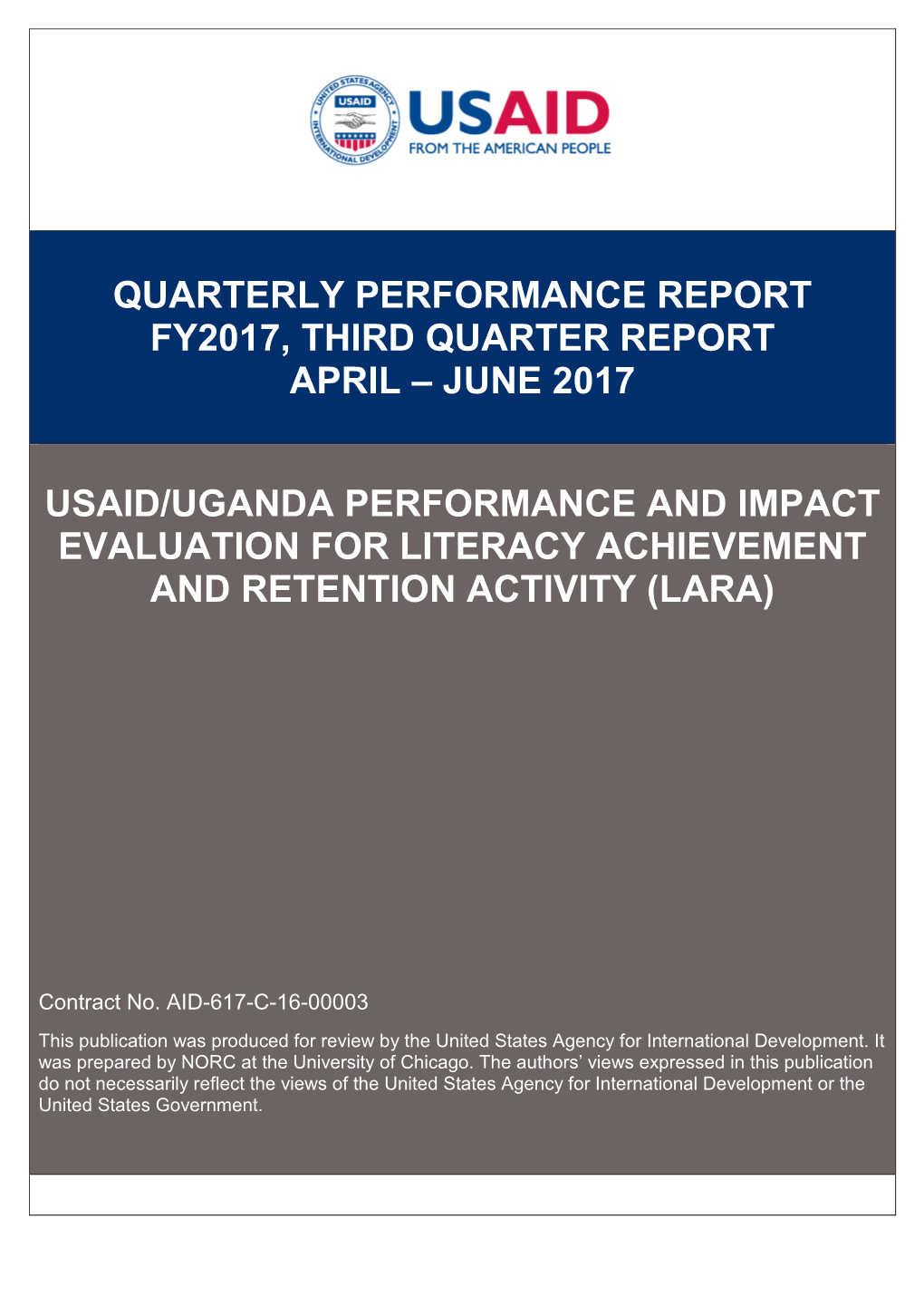 USAID Peru Baseline Report