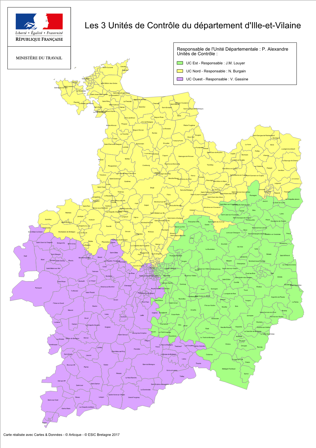 Les 3 Unités De Contrôle Du Département D'ille-Et-Vilaine