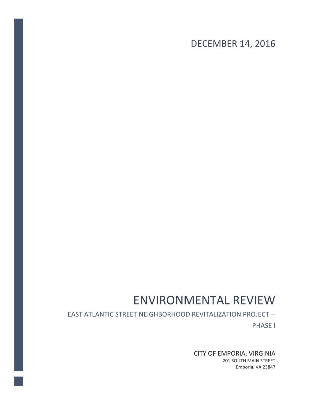 East Atlantic Environmental Review