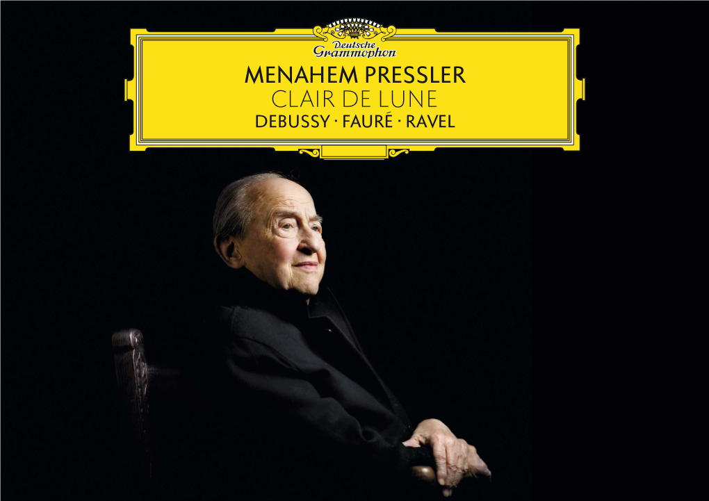 Menahem Pressler Clair De Lune Debussy