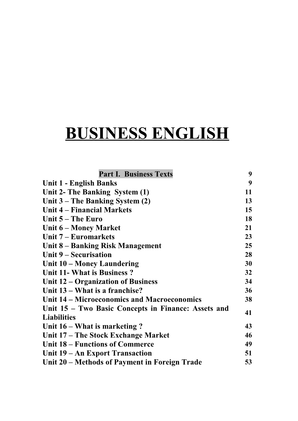 Business English