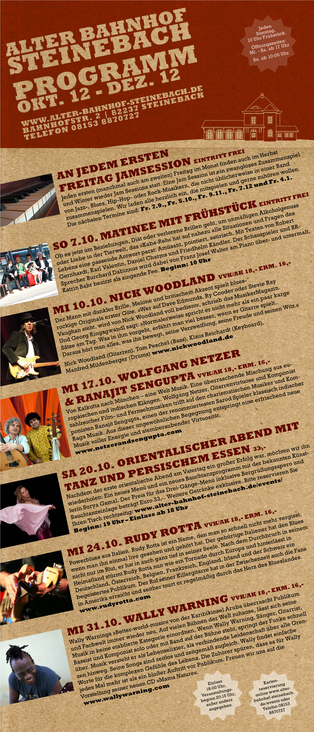 Programm Okt 12 Feb 13 Alter Steinebacher Bahnhof