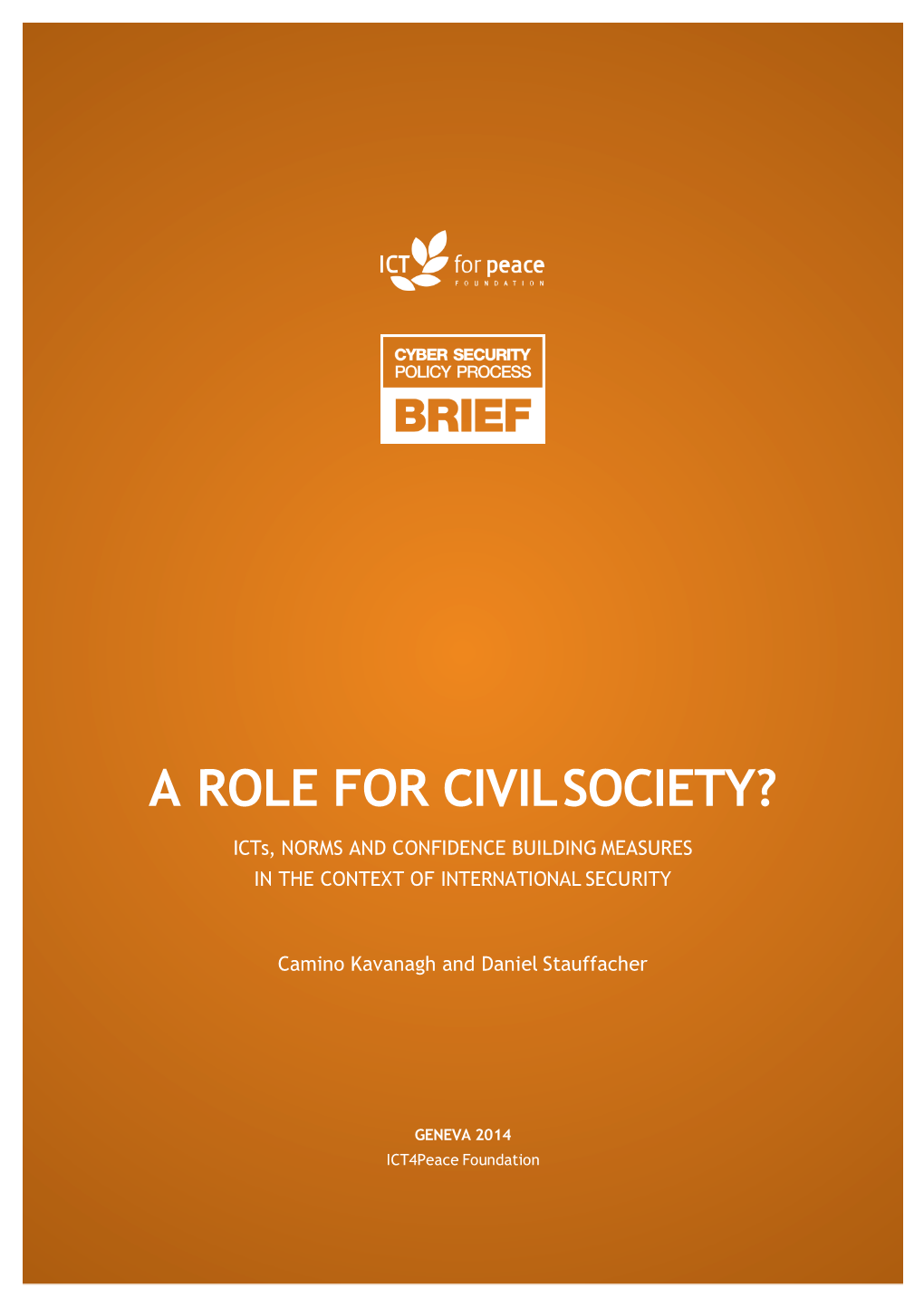 A Role for Civil Society?