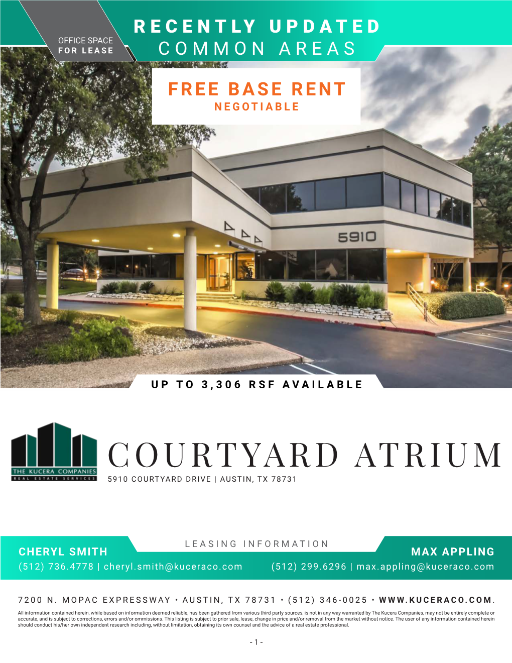 Courtyard Atrium Brochure