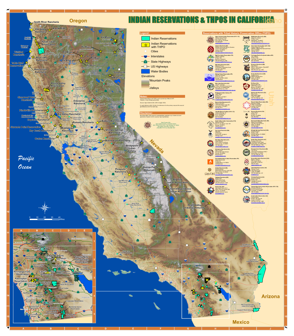 Indian Reservation (H13 / C2) Middletown Rancheria (B6) Resighini (! (! 36 Reservat I on Pit River Patricia Garcia-Plotkin Stepanie L