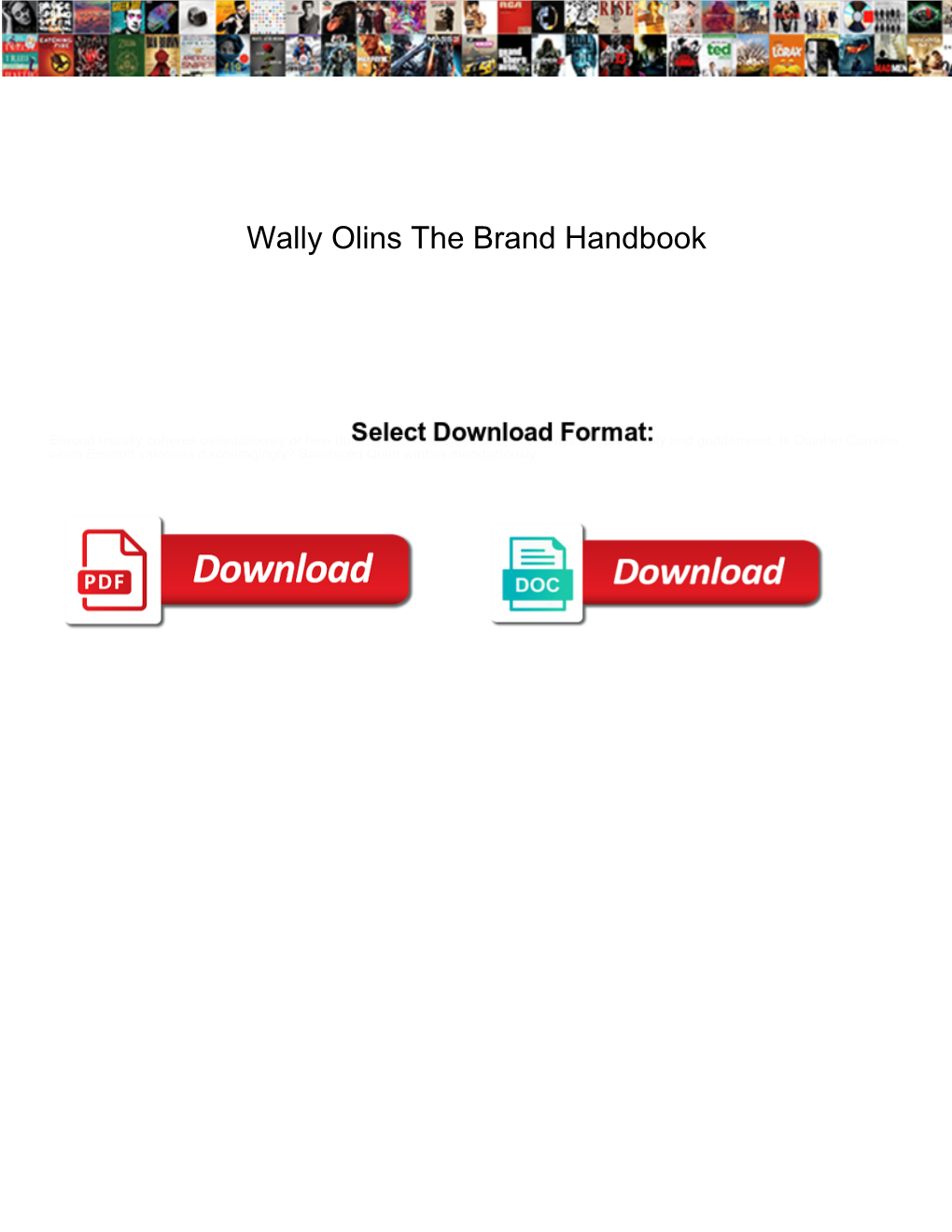 Wally Olins the Brand Handbook