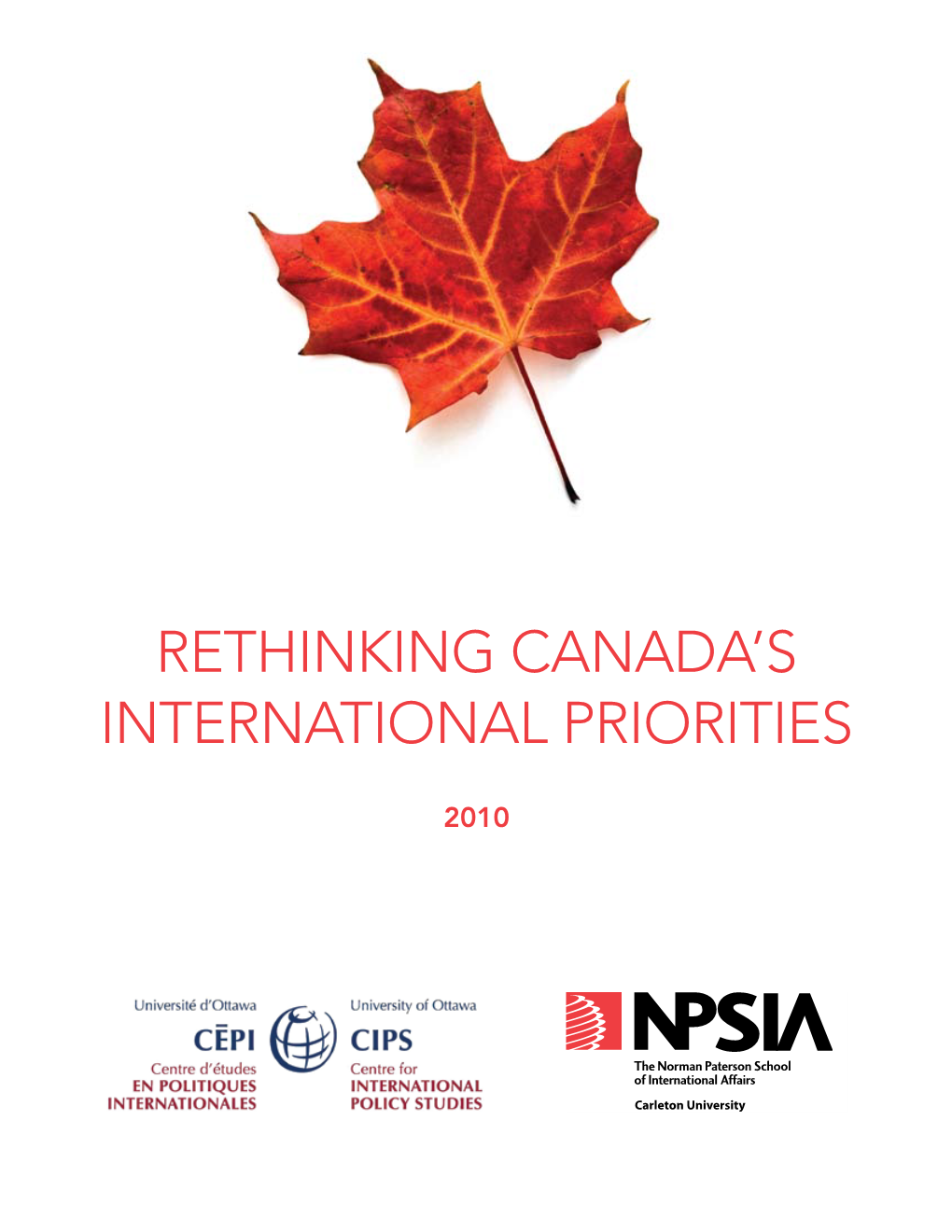 Rethinking Canada's International Priorities