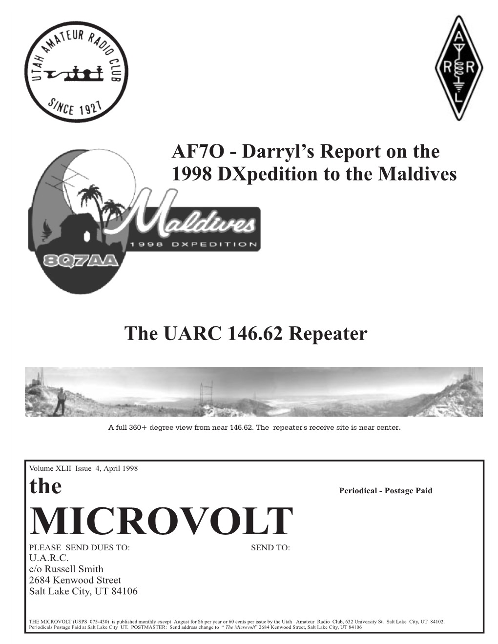 Microvolt Please Send Dues To: Send To: U.A.R.C