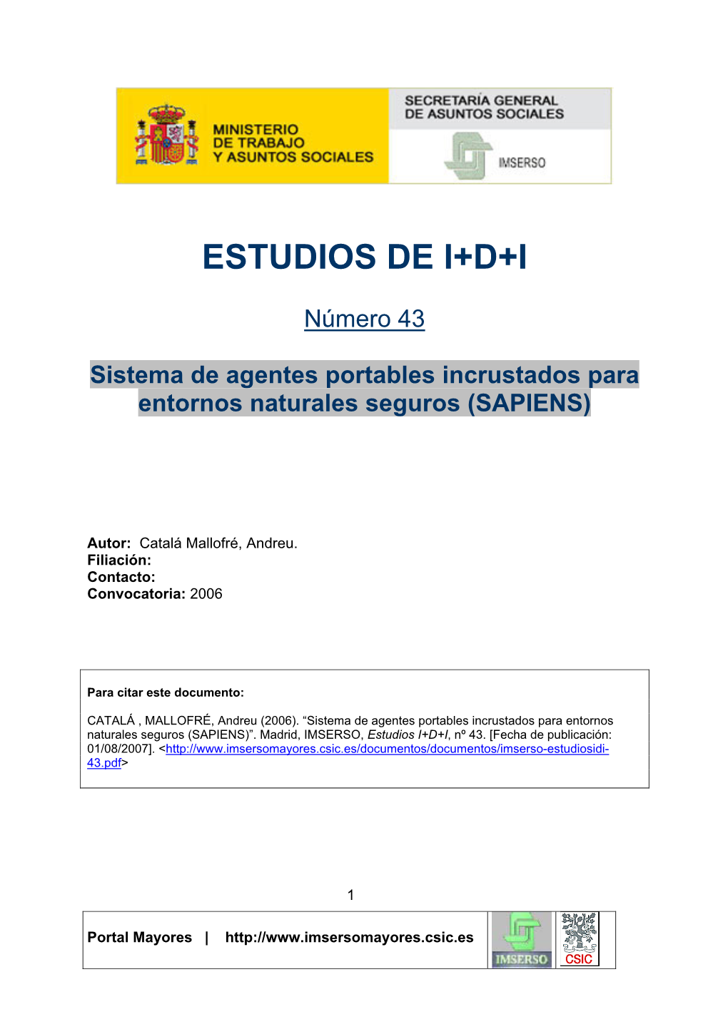 Estudios De I+D+I