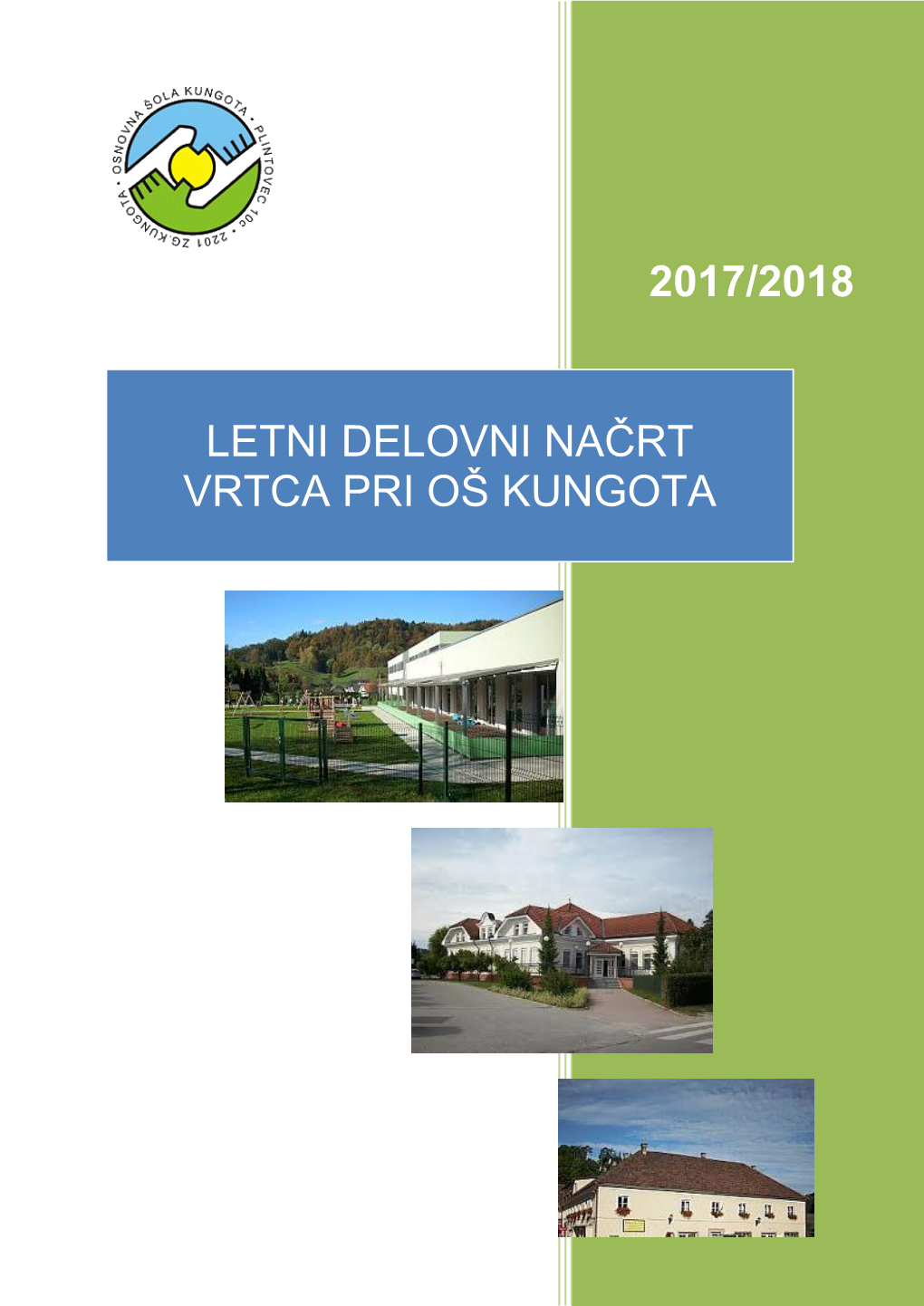 Letni Delovni Načrt Vrtca Pri Oš Kungota