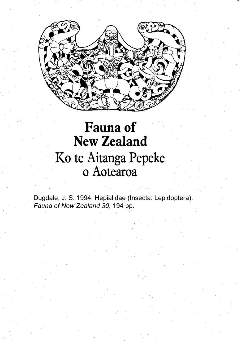 Fauna of New Zealand Website Copy 2010, Fnz.Landcareresearch.Co.Nz