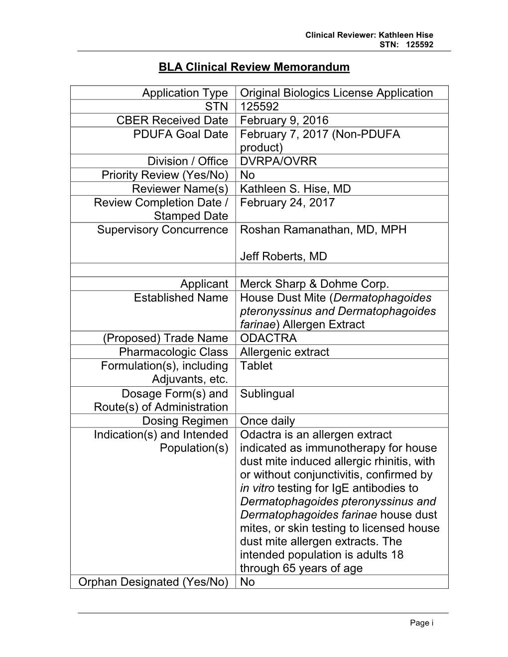 Clinical Review, February 24, 2017