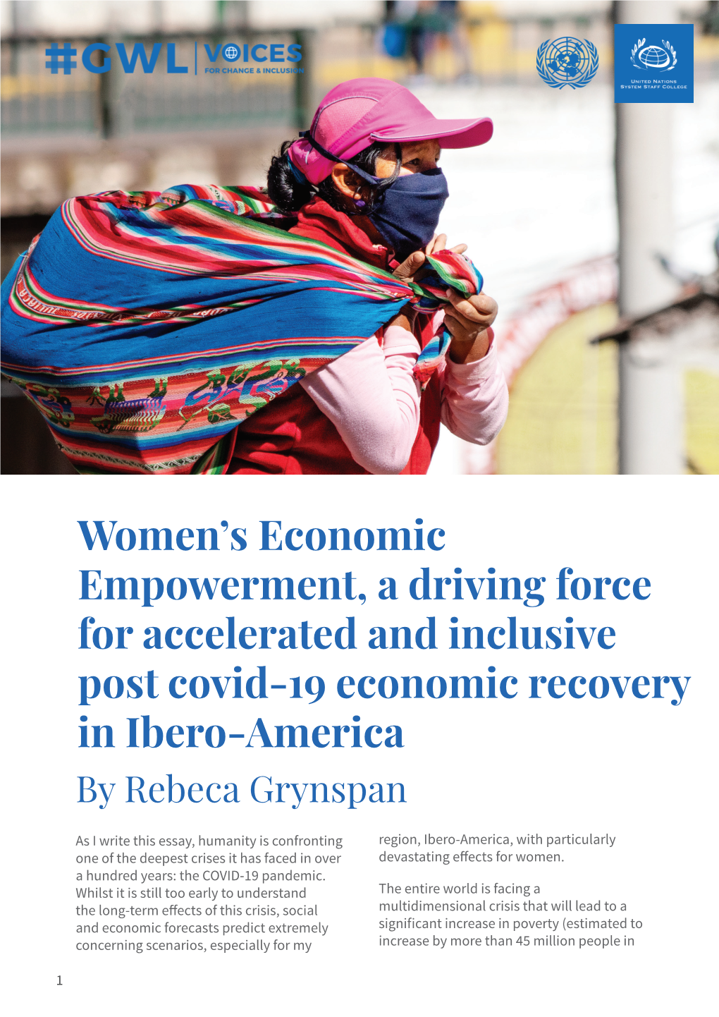 Women's Economic Empowerment, a Driving Force for Accelerated And