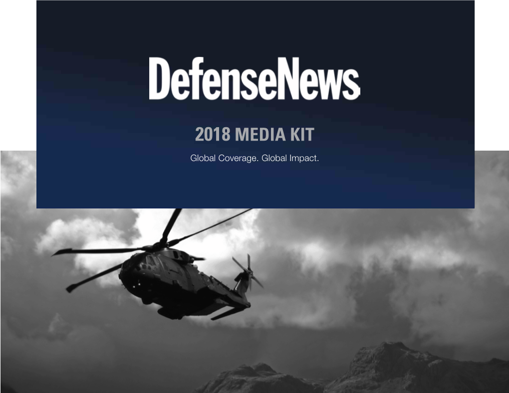 2018 MEDIA KIT Global Coverage