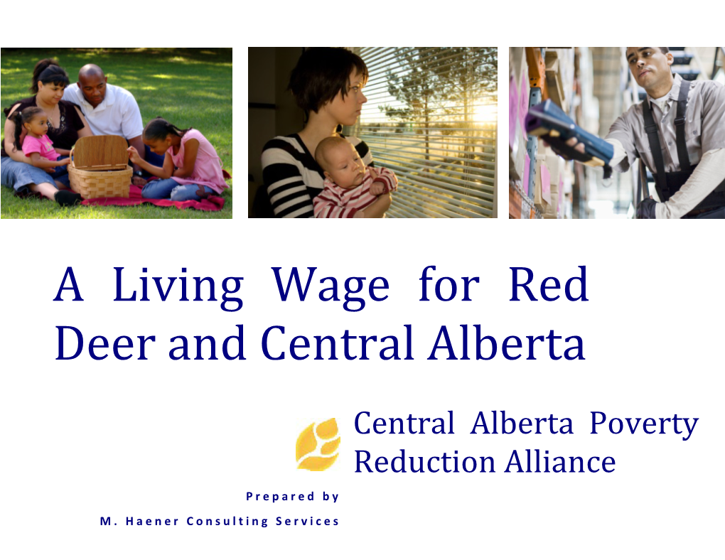 A Living Wage for Red Deer and Central Alberta