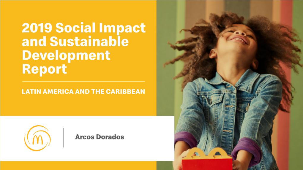 2019 Social Impact and Sustainable Development Report