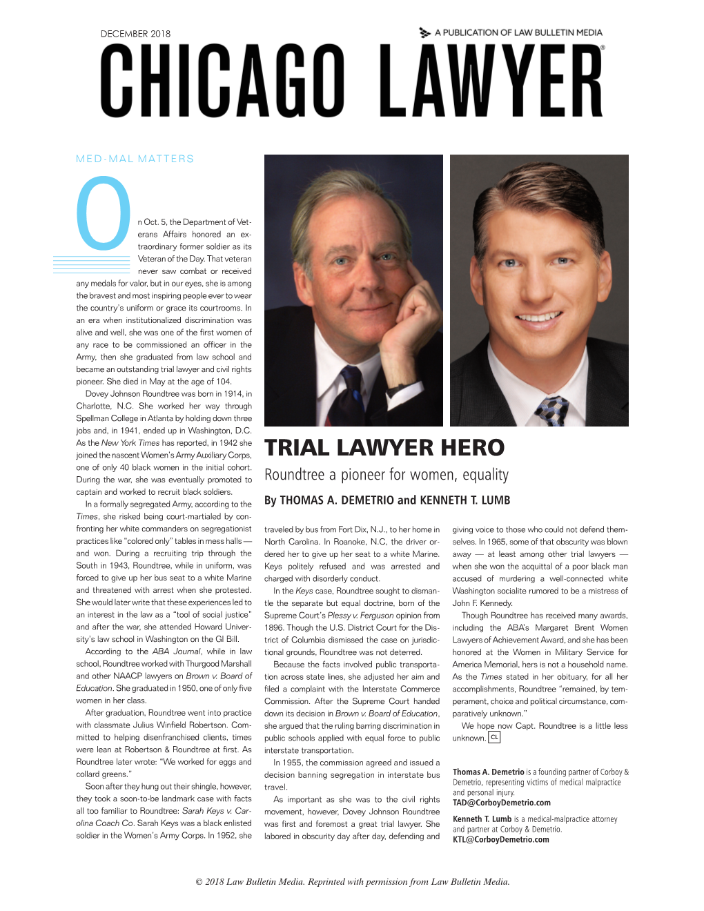 Medmal Matters: Trial Lawyer Hero