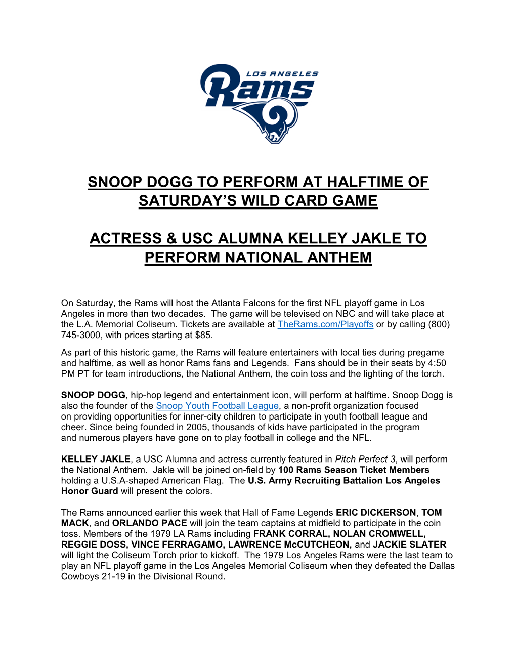 Snoop Dogg to Perform at Halftime of Saturday's