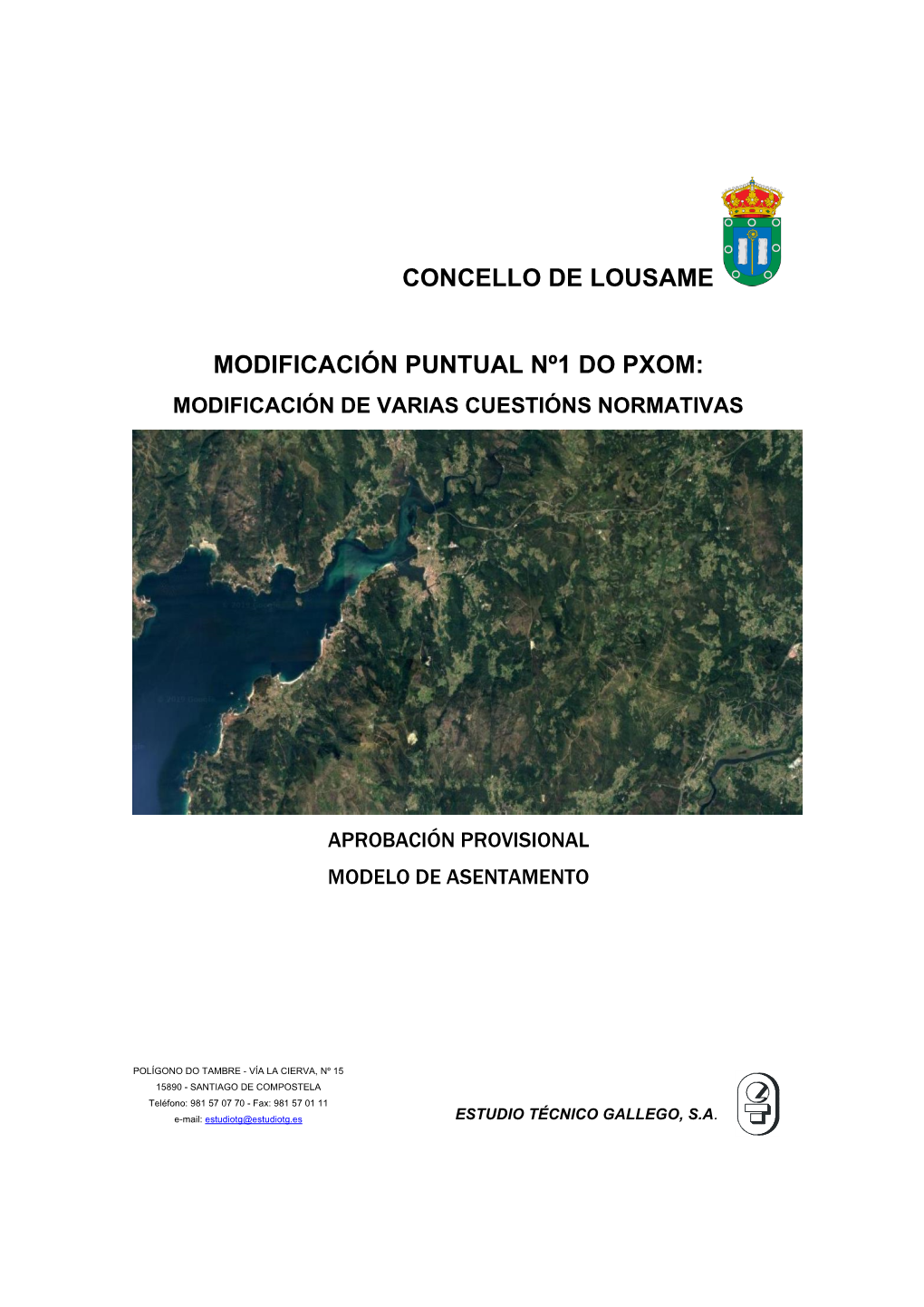 Concello De Lousame Modificación Puntual Nº1 Do