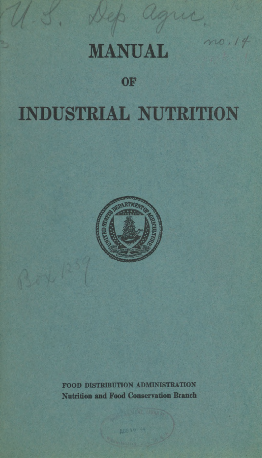 Manual of Industrial Nutrition