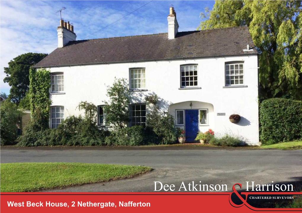 West Beck House, 2 Nethergate, Nafferton