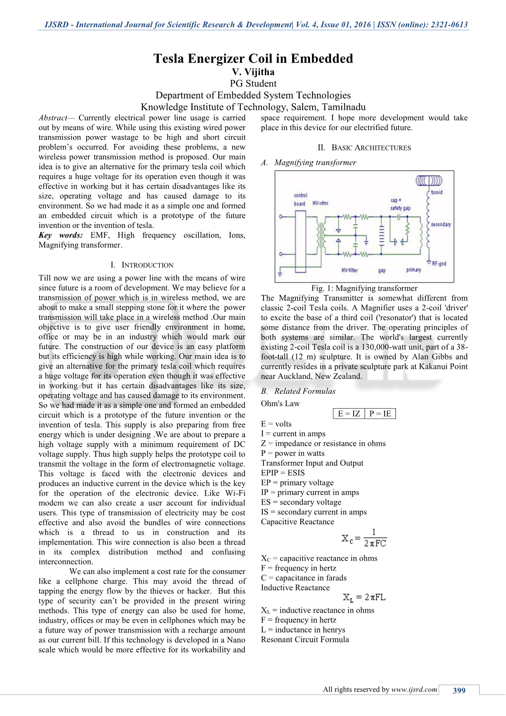 International Journal for Scientific Research & Development| Vol. 4, Issue 01, 2016 | ISSN (Online): 2321-0613