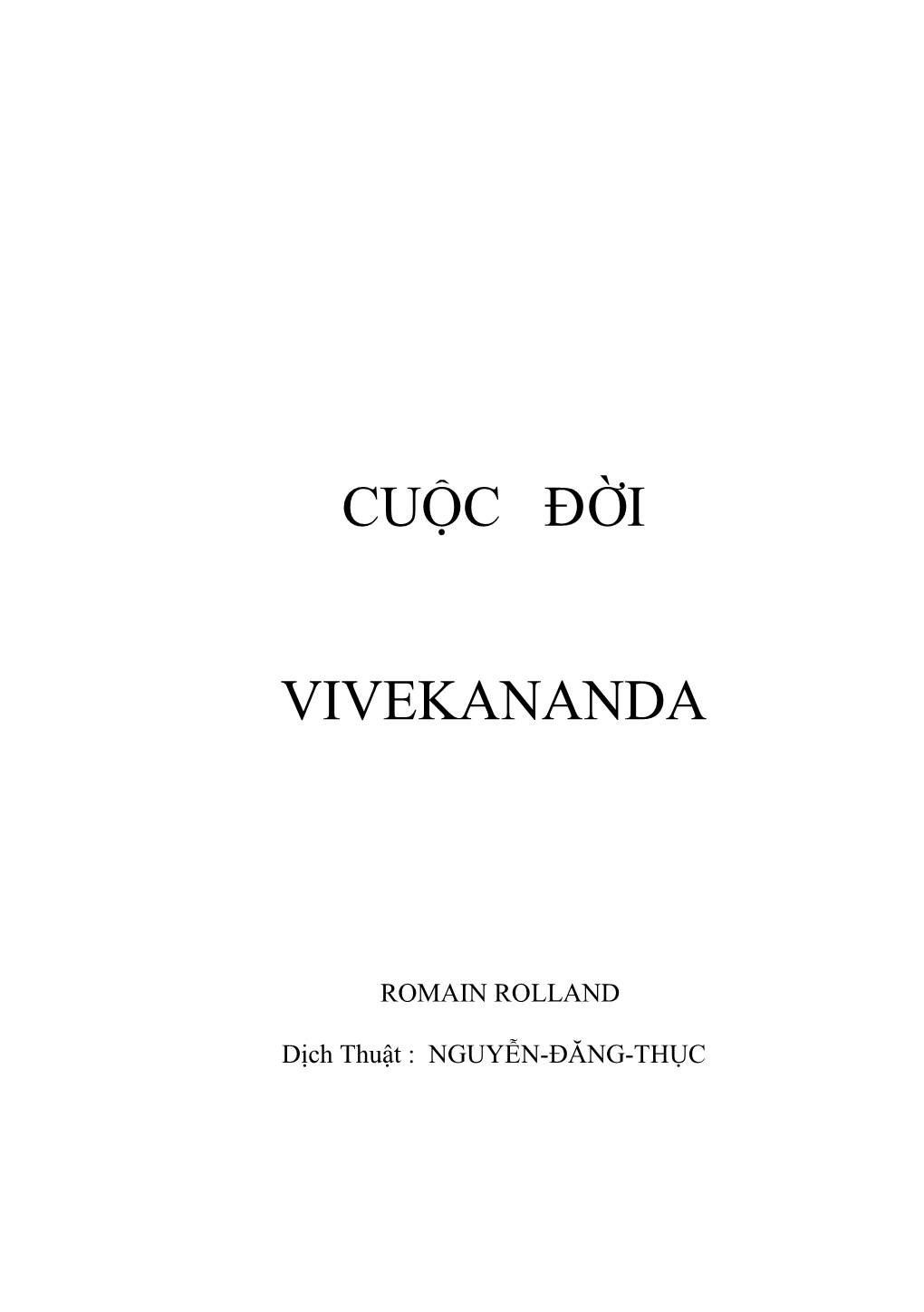 Cuộc Đời Vivekananda, Q