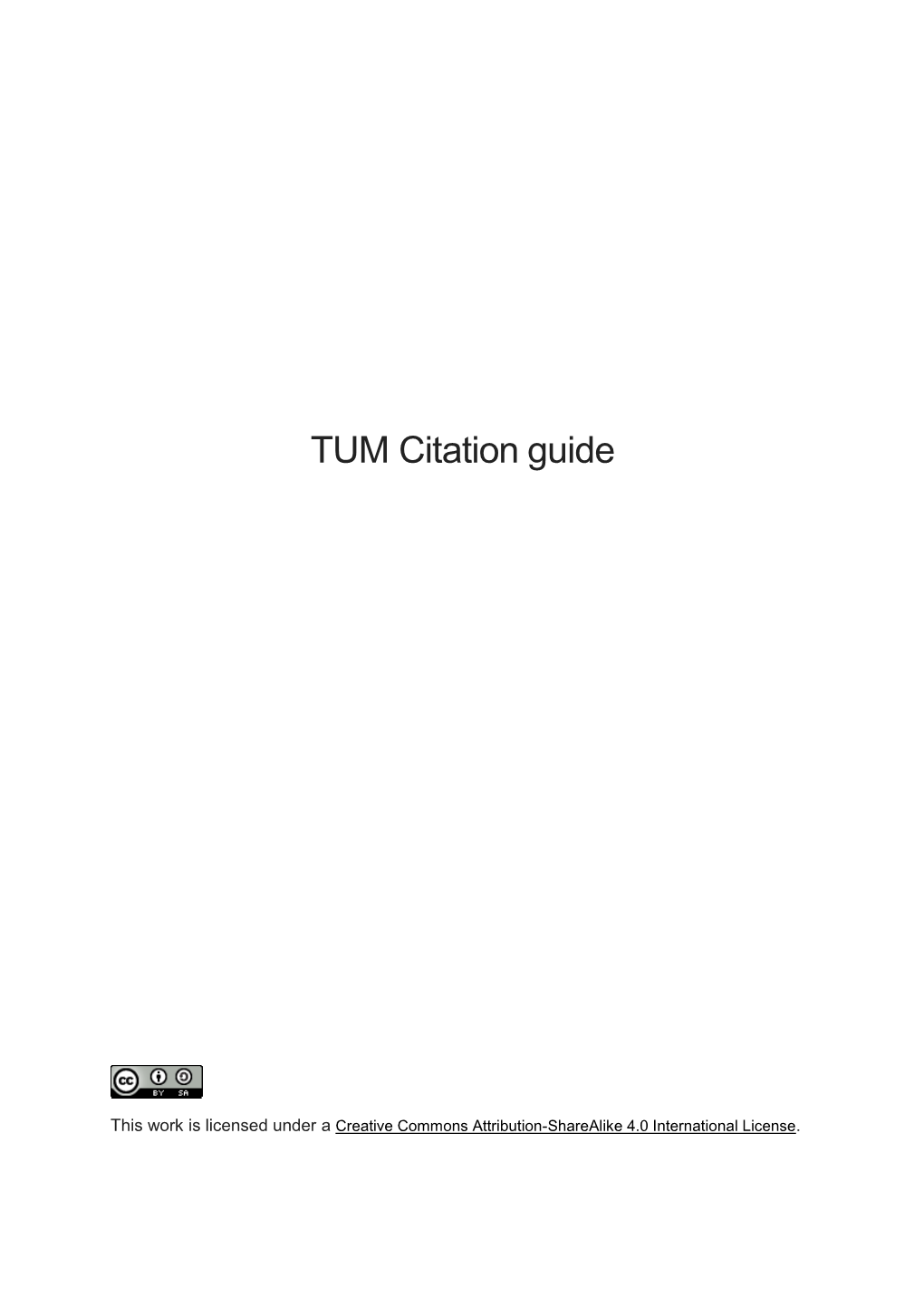 TUM Citation Guide