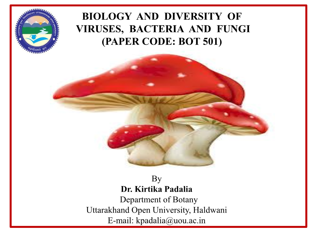 Unit –13– Reproduction in Fungi by Dr. Kirtika Padalia-Converted.Pdf