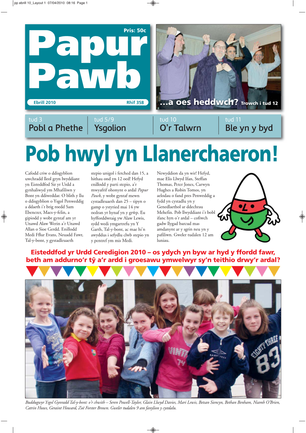 Pob Hwyl Yn Llanerchaeron!