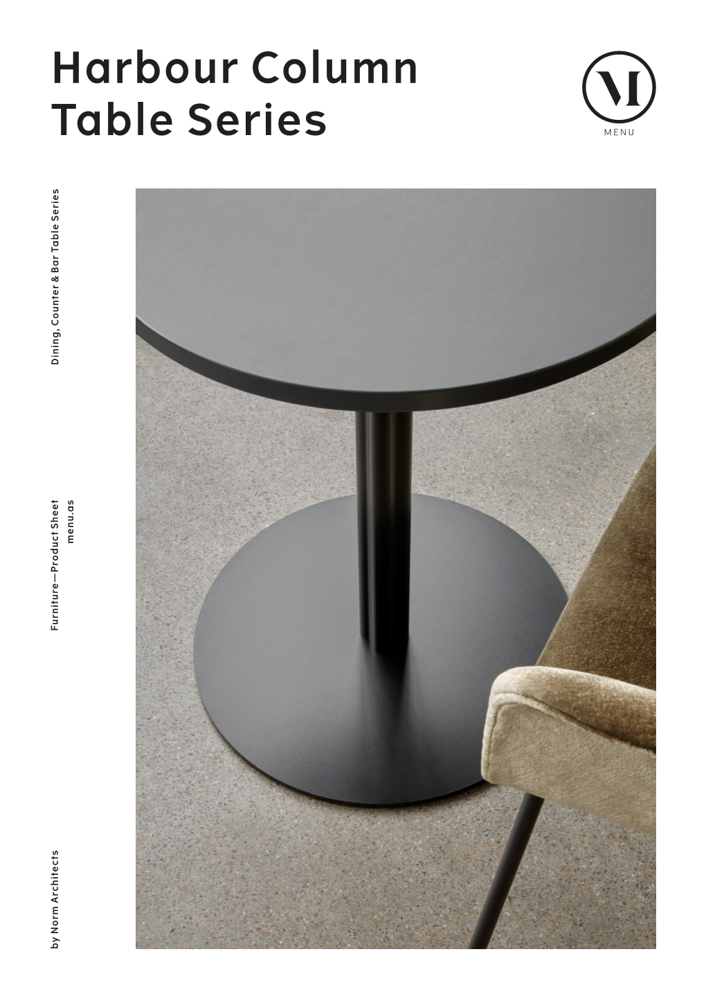 Menu Harbour Column Dining Table Spec Sheet (PDF)