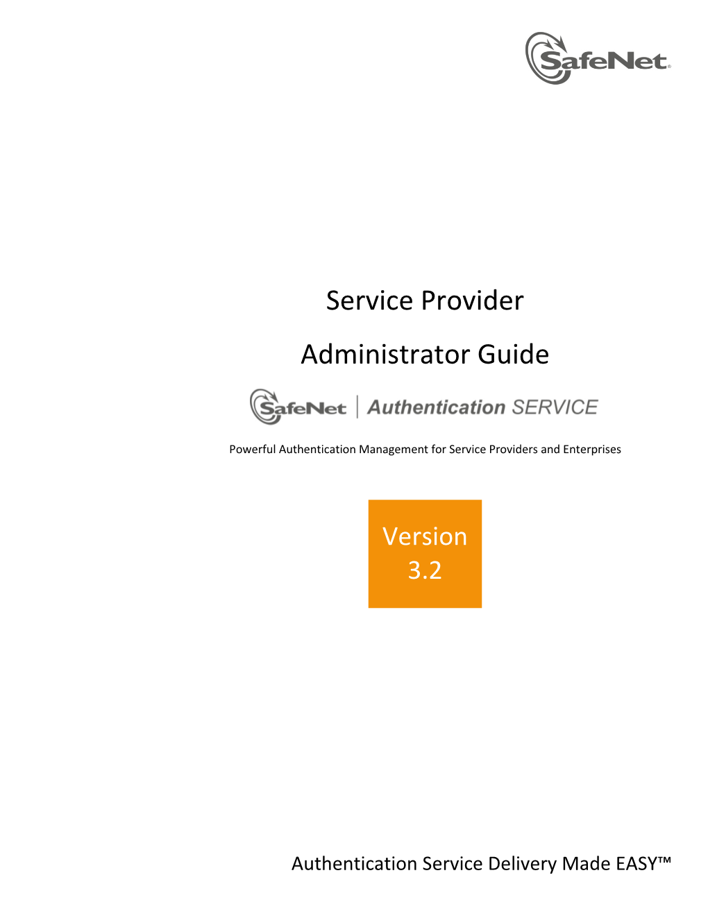 Service Provider Administrator Guide