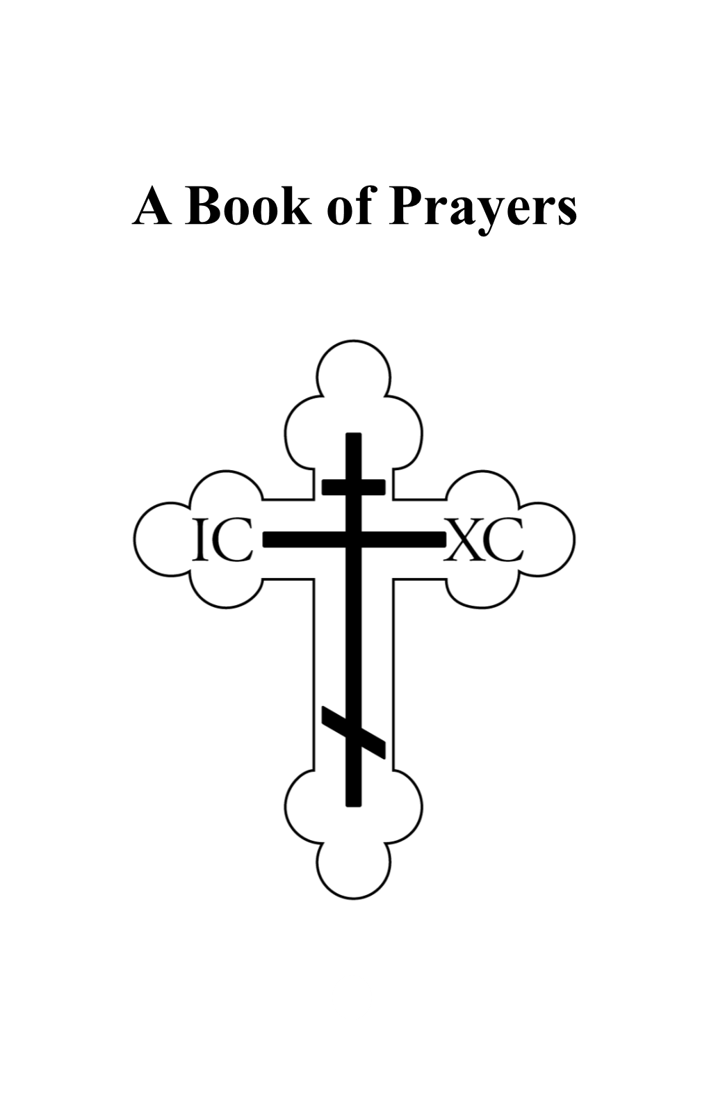 A Book of Prayers