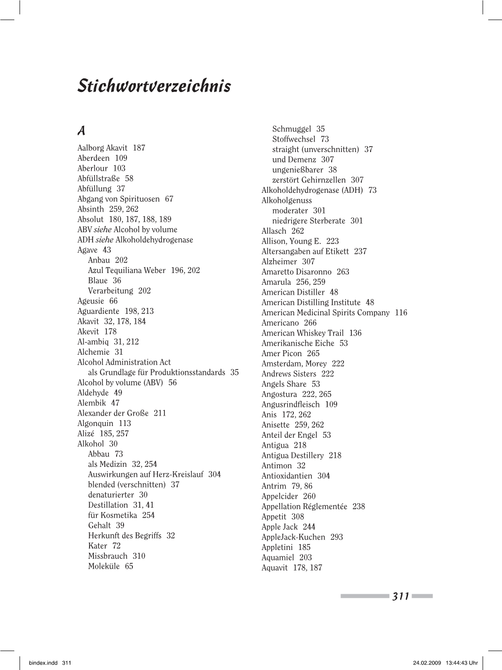 Stichwortverzeichnis Stichwortverzeichnis