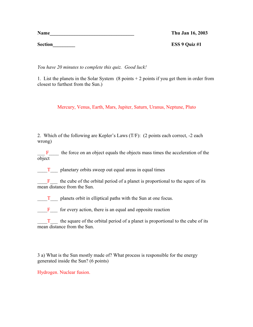 Earth and Space Sciences 9