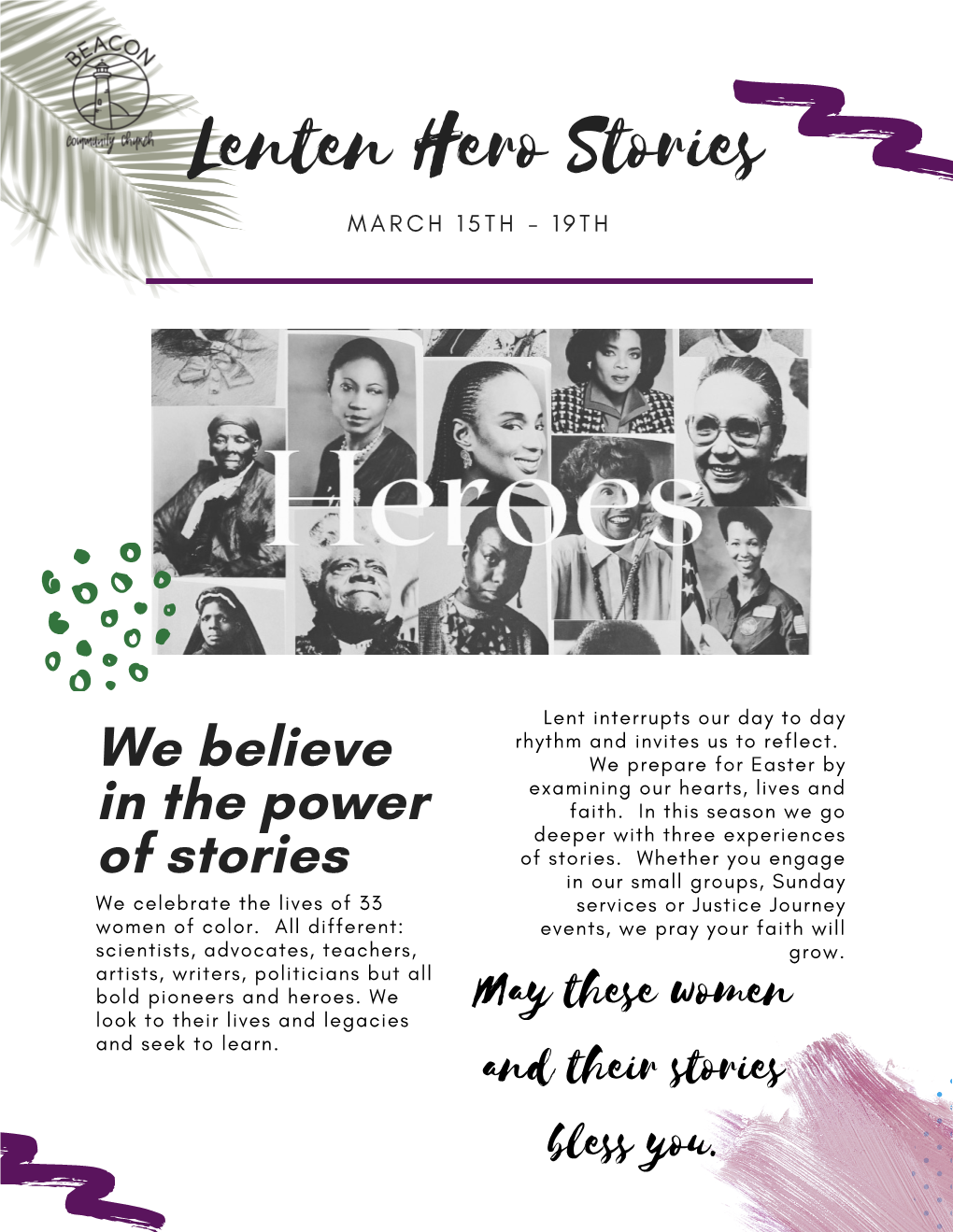 Lenten Hero Stories