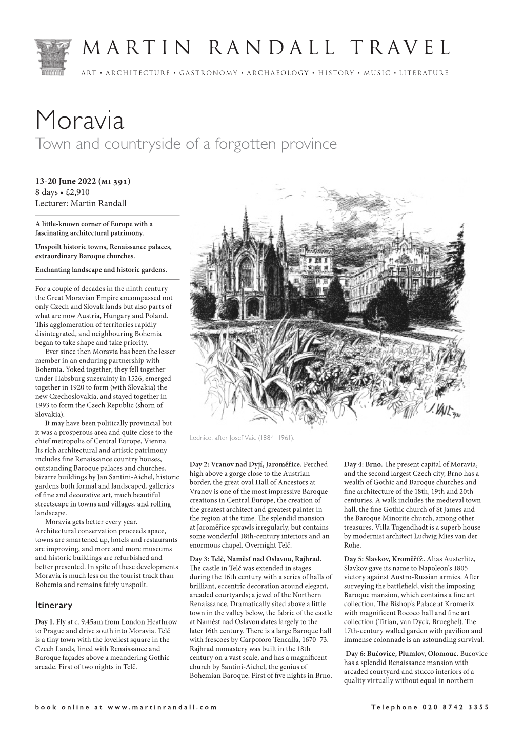 Moravia Town and Countryside of a Forgotten Province
