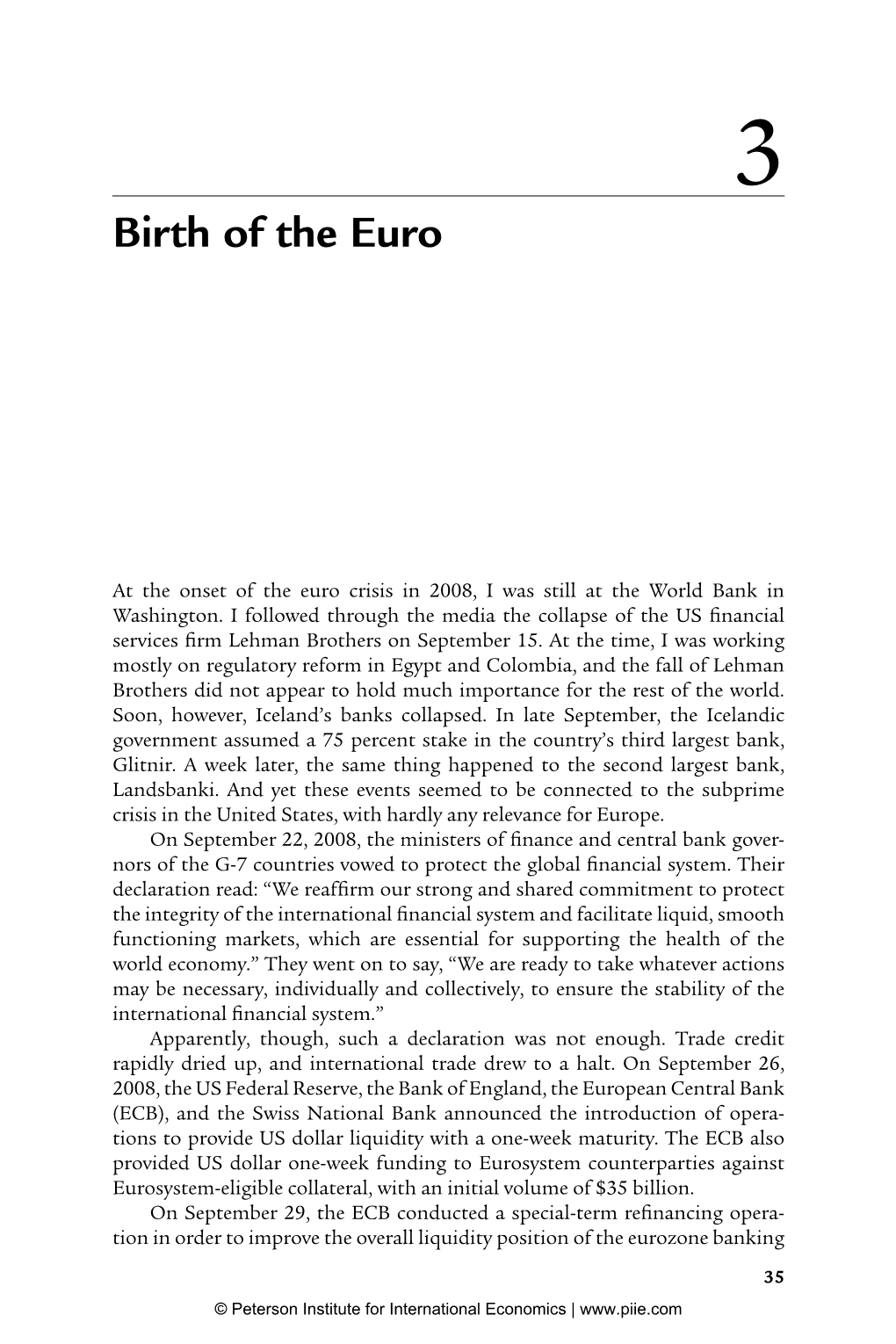 Birth of the Euro