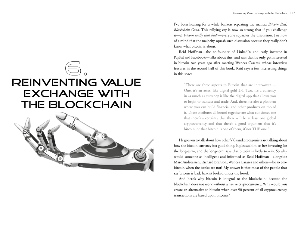 Reinventing Value Exchange with the Blockchain 187