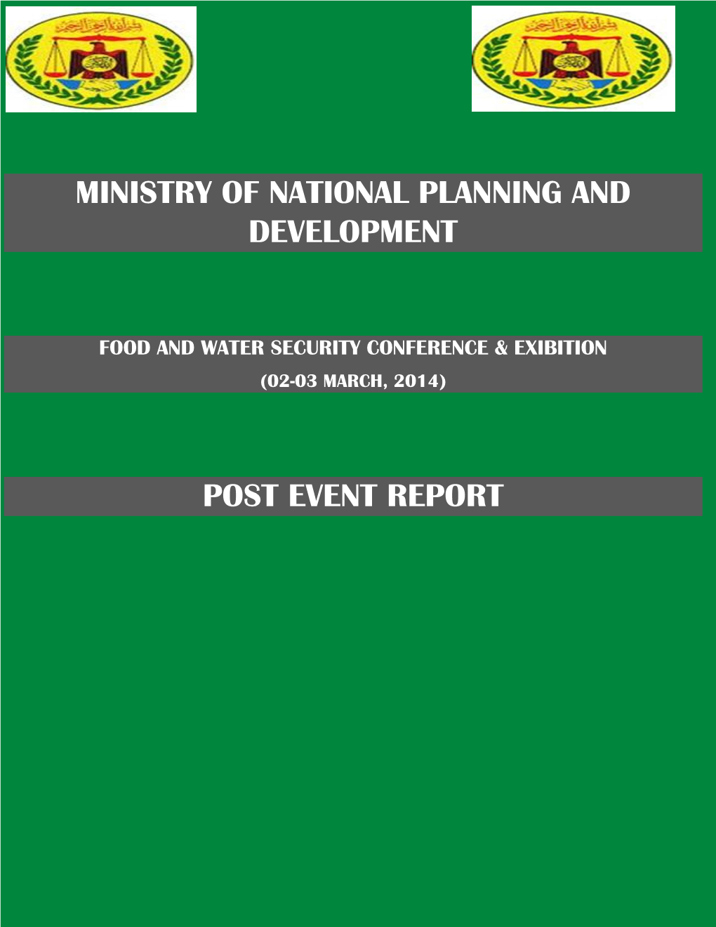 Ministry of National Planning and Development Post