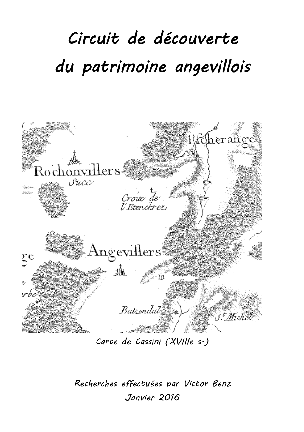 Circuit De Découverte Du Patrimoine Angevillois