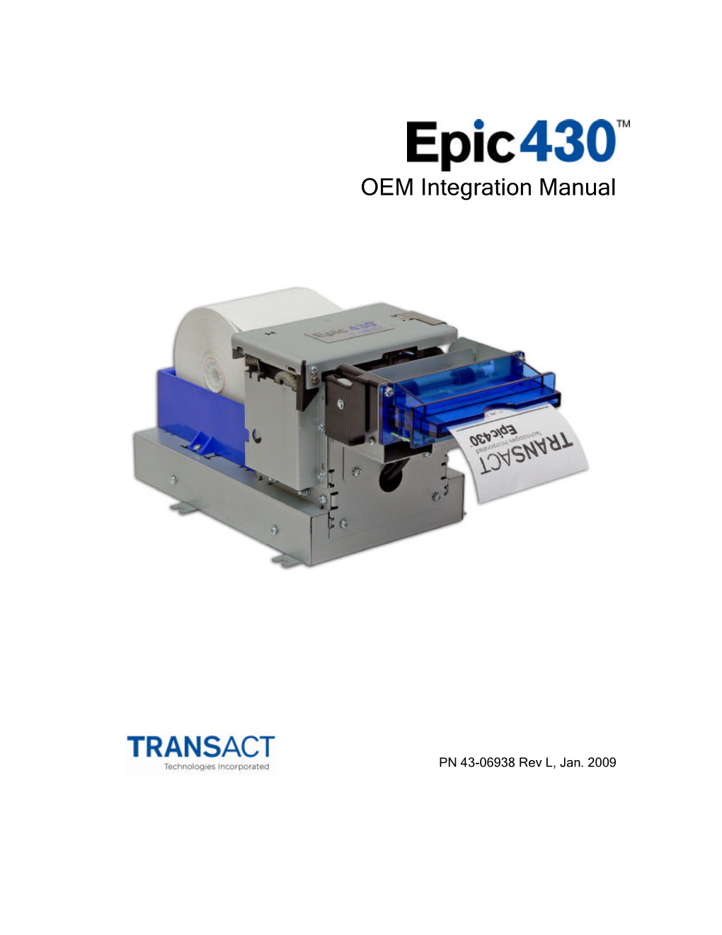 43-06937 Insert-Epic 430 Oem Integration Manual