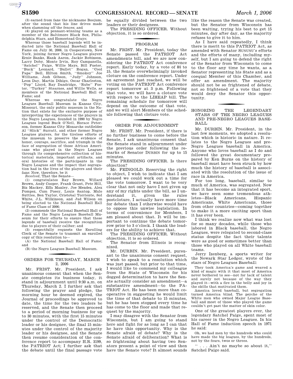 Congressional Record—Senate S1590