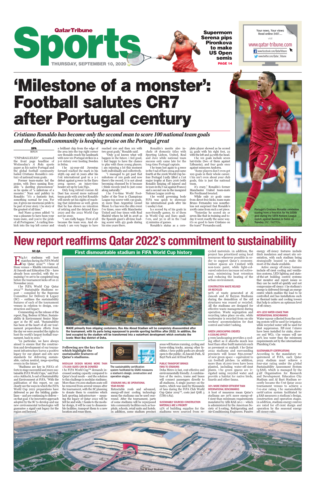 Football Salutes CR7 After Portugal Century