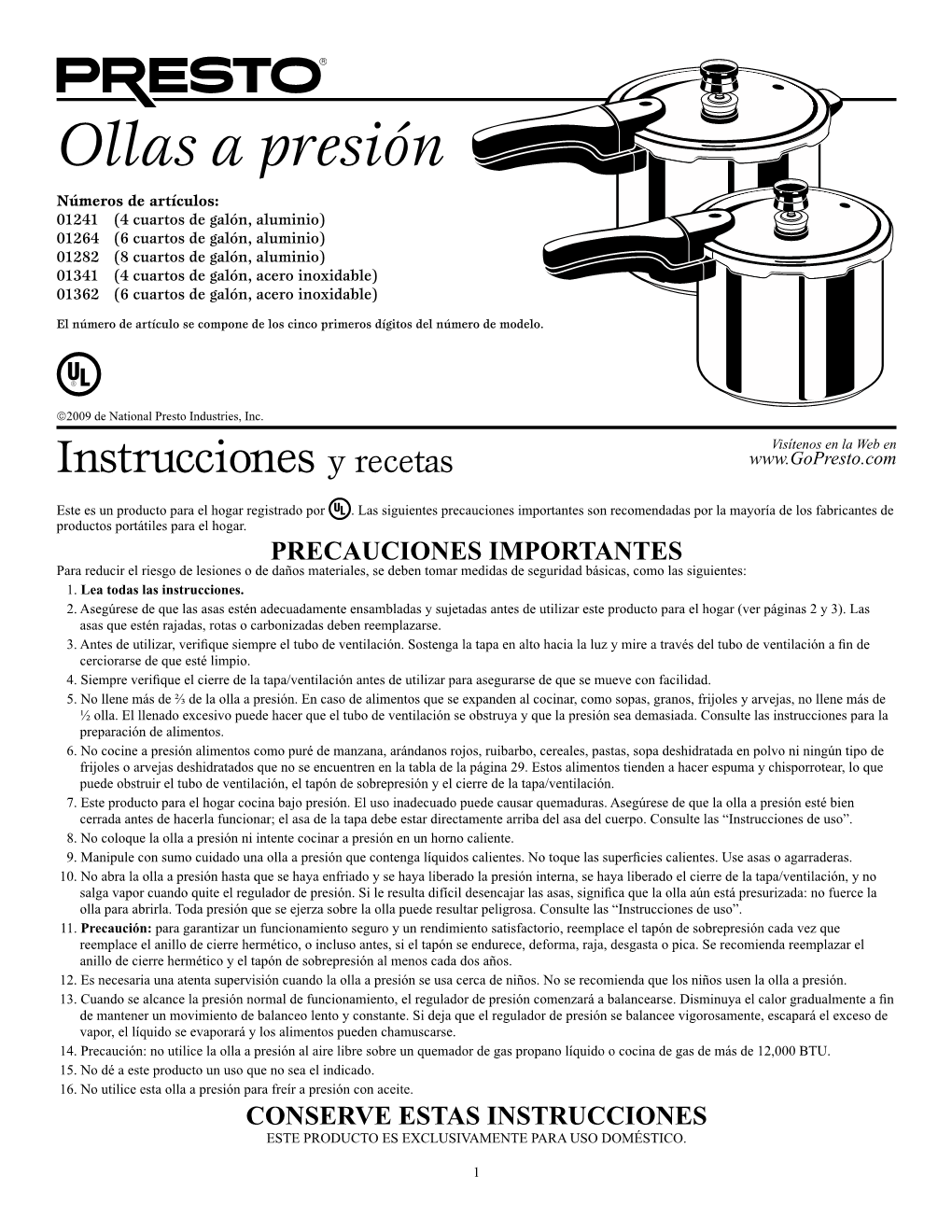 Ollas a Presión