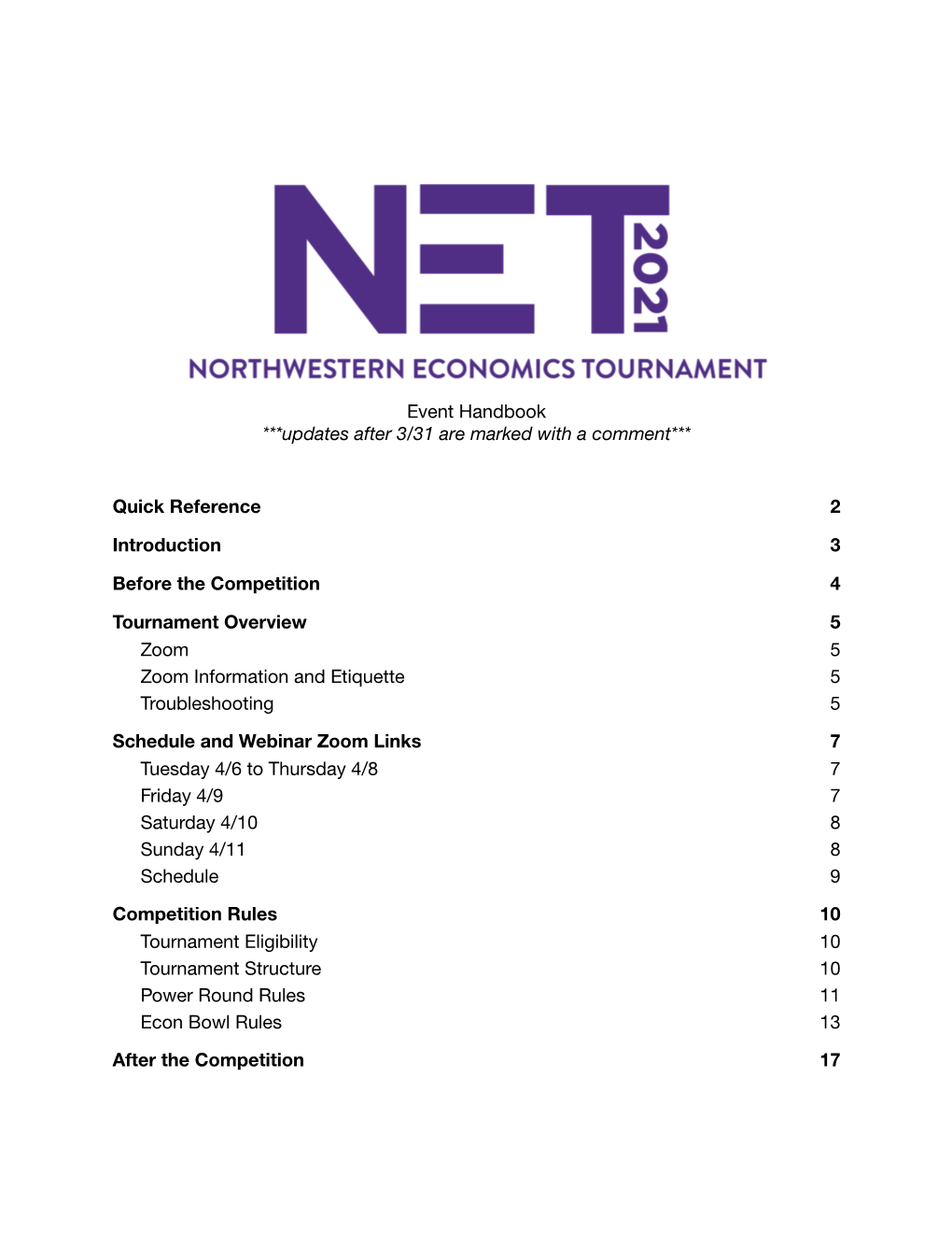 NET21 Handbook