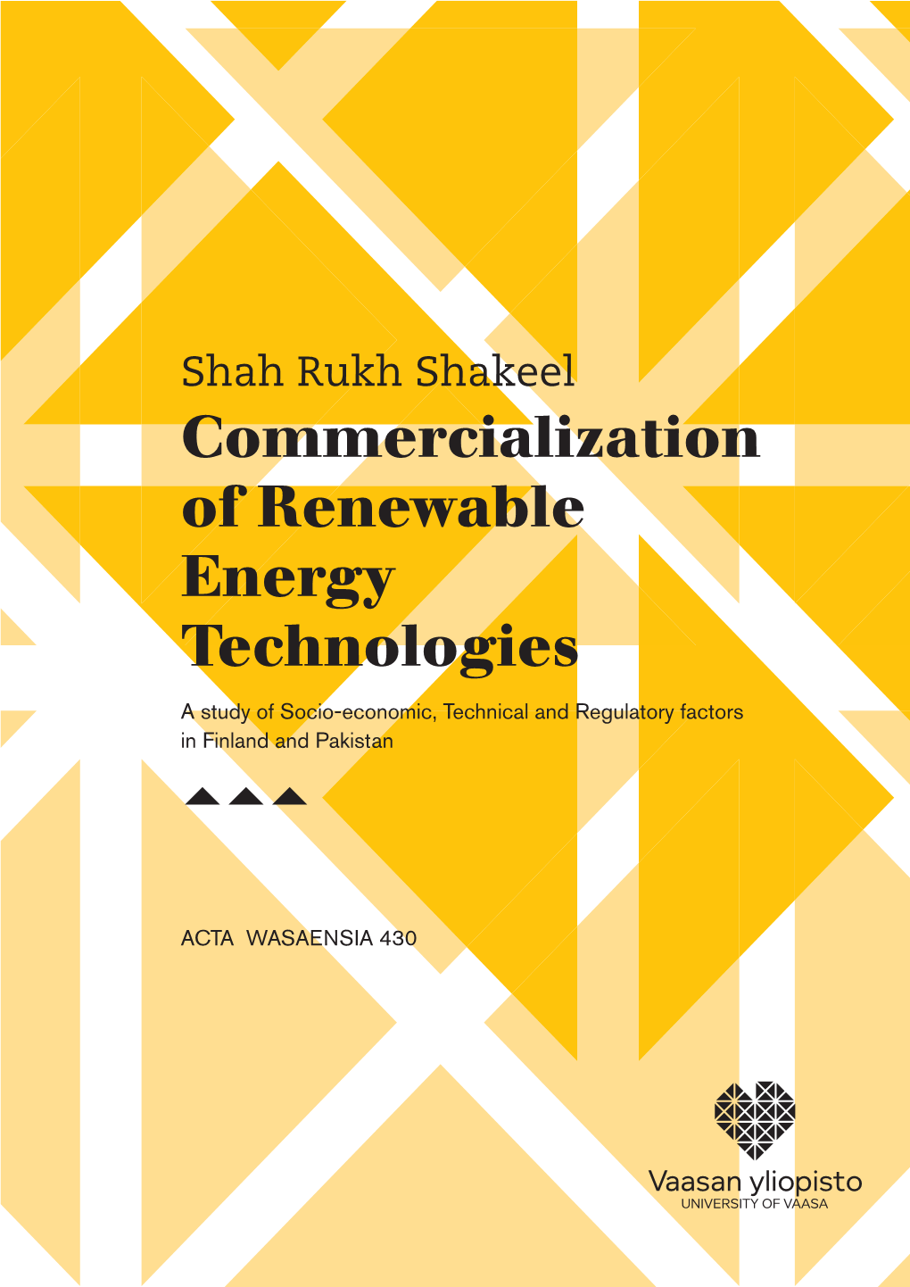 Commercialization of Renewable Energy Technologies