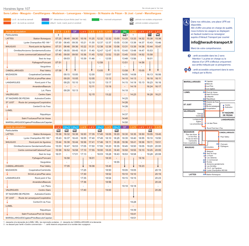 Info@Herault-Transport.Fr MAUGUIO Rond Point De Figuières 07:31 08:46 09:36 10:22 11:31 12:38 12:38 13:06 13:31 13:39 14:38 15:44 15:47 Merci De Votre Compréhension