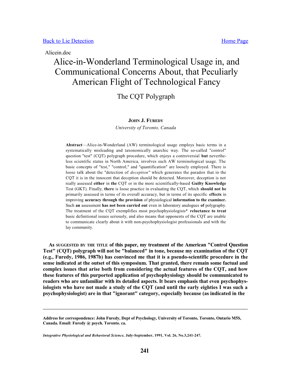 Alice-In-Wonderland Terminological Usage In, And